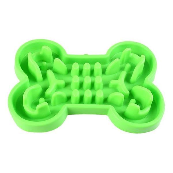 Chiens-Gamelle Anti-Glouton Voyage Chien - Ralentit Alimentation et Prévient Étouffement Crimson Medea