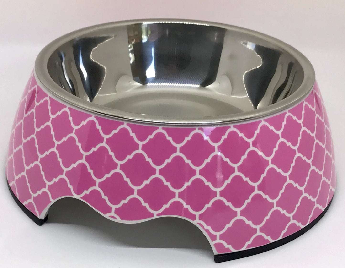 Chiens - 🌸 Gamelle Rose Adorable Taille Moyenne - Élégance Canine 2-en-1 Plum Semele
