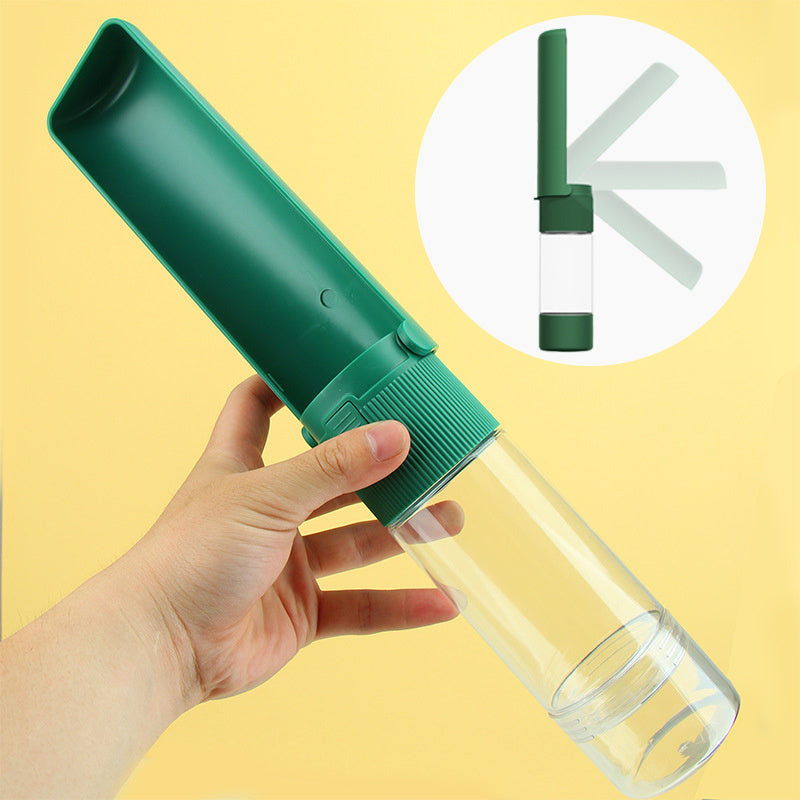 🐾 Bouteille d'Eau Portable avec Bol Rétractable - Voyage Crimson Medea