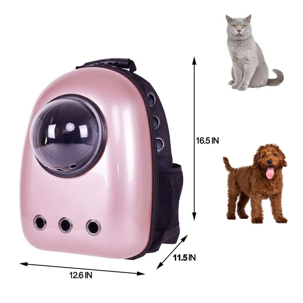 🐾 Sac à Dos Transport Coque Rigide - L'Aventurier Chic pour Compagnons Lilas et compagnies™