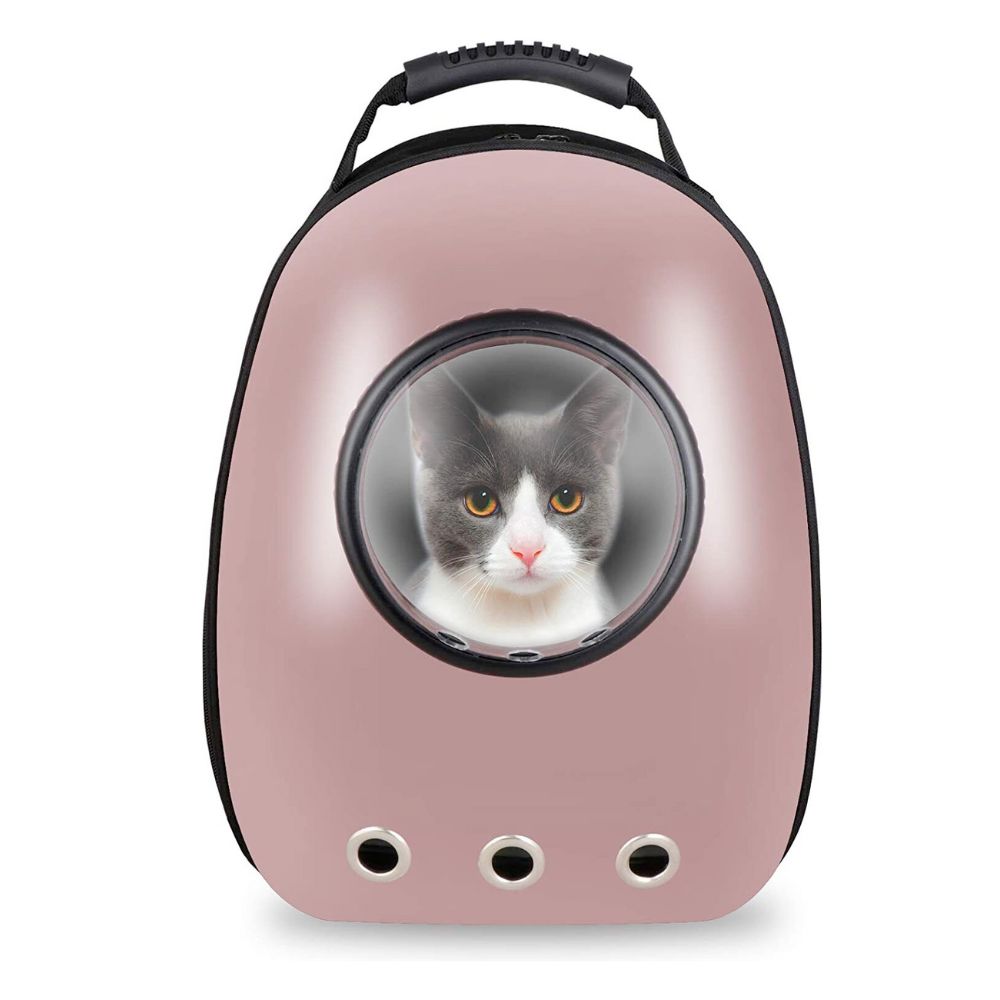 🐾 Sac à Dos Transport Coque Rigide - L'Aventurier Chic pour Compagnons Lilas et compagnies™