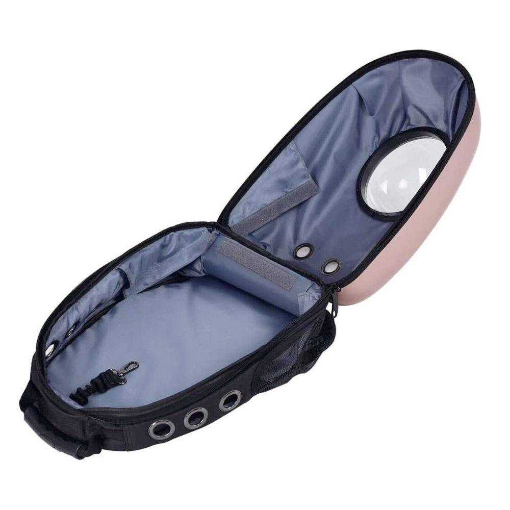 🐾 Sac à Dos Transport Coque Rigide - L'Aventurier Chic pour Compagnons Lilas et compagnies™