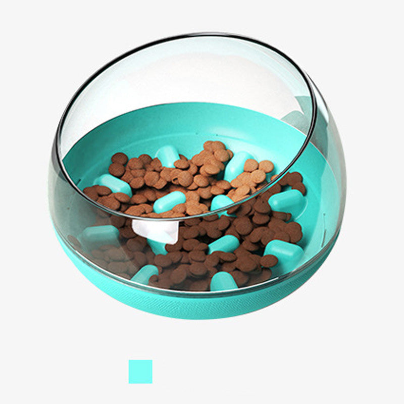 Gamelle Spatiale Anti-Glouton - Design Futuriste pour Chiens & Chats 🚀✨ Maroon Asteria
