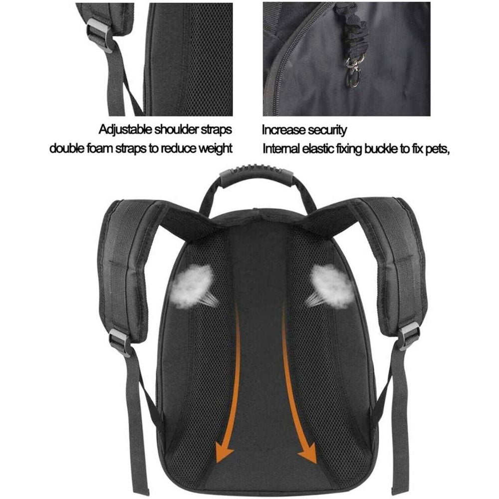 🐾 Sac à Dos Transport Coque Rigide - L'Aventurier Chic pour Compagnons Lilas et compagnies™
