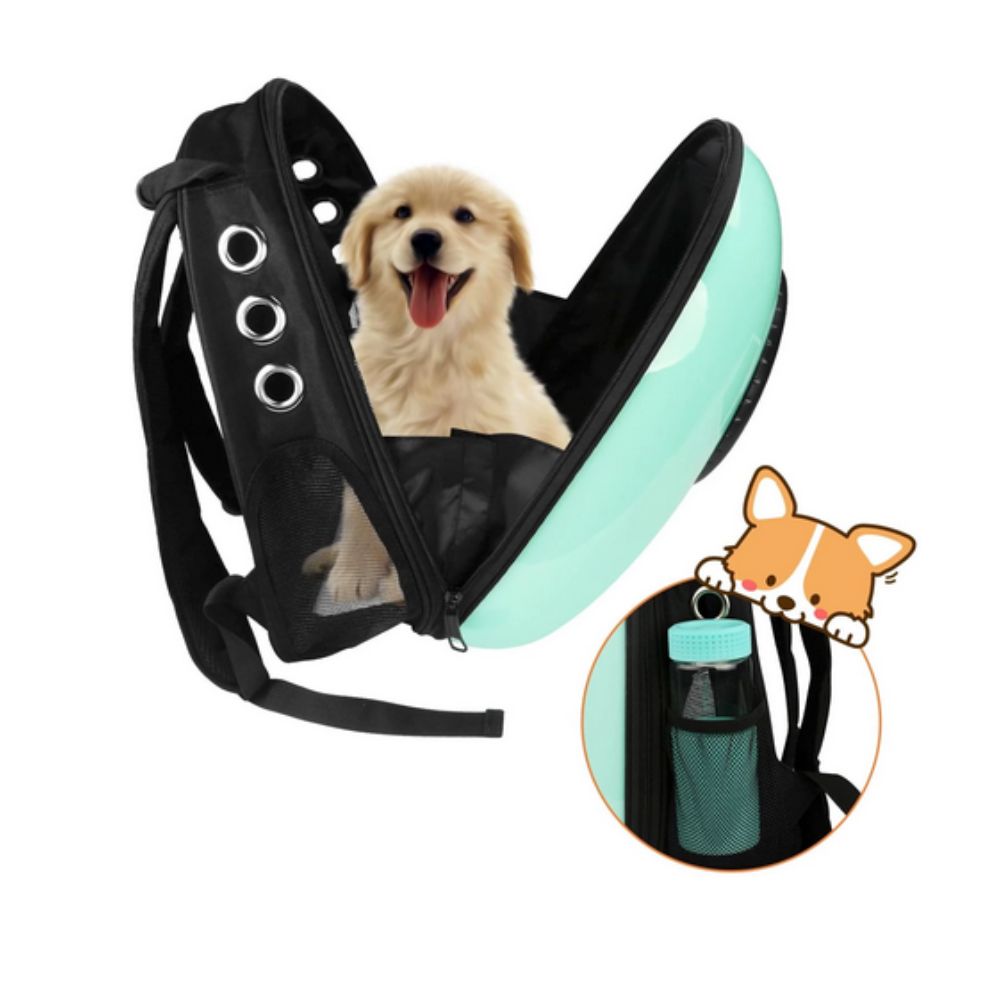 🐾 Sac à Dos Transport Coque Rigide - L'Aventurier Chic pour Compagnons Lilas et compagnies™