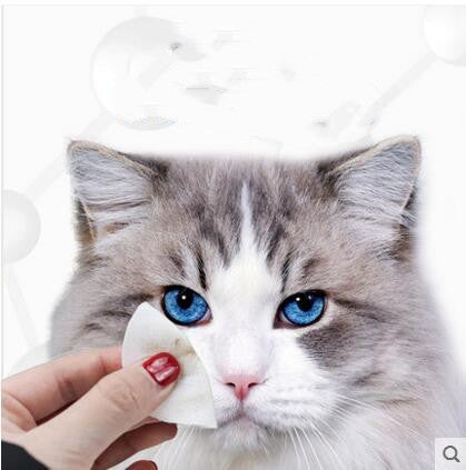 Chats-Lingettes Nettoyantes Délicates pour Chats - Soin des Yeux et Larmes Crimson Medea