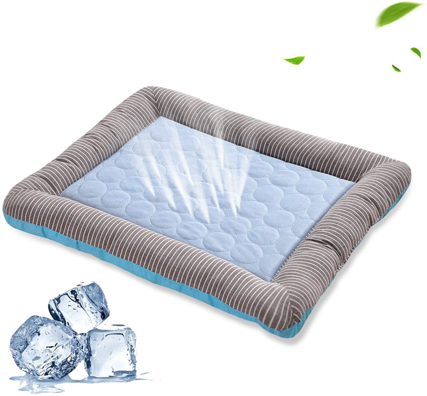 🐾 Tapis Rafraîchissant Soie Glacée - Confort Été Chiens et Chats Crimson Medea