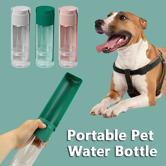 🐾 Bouteille d'Eau Portable avec Bol Rétractable - Voyage Crimson Medea