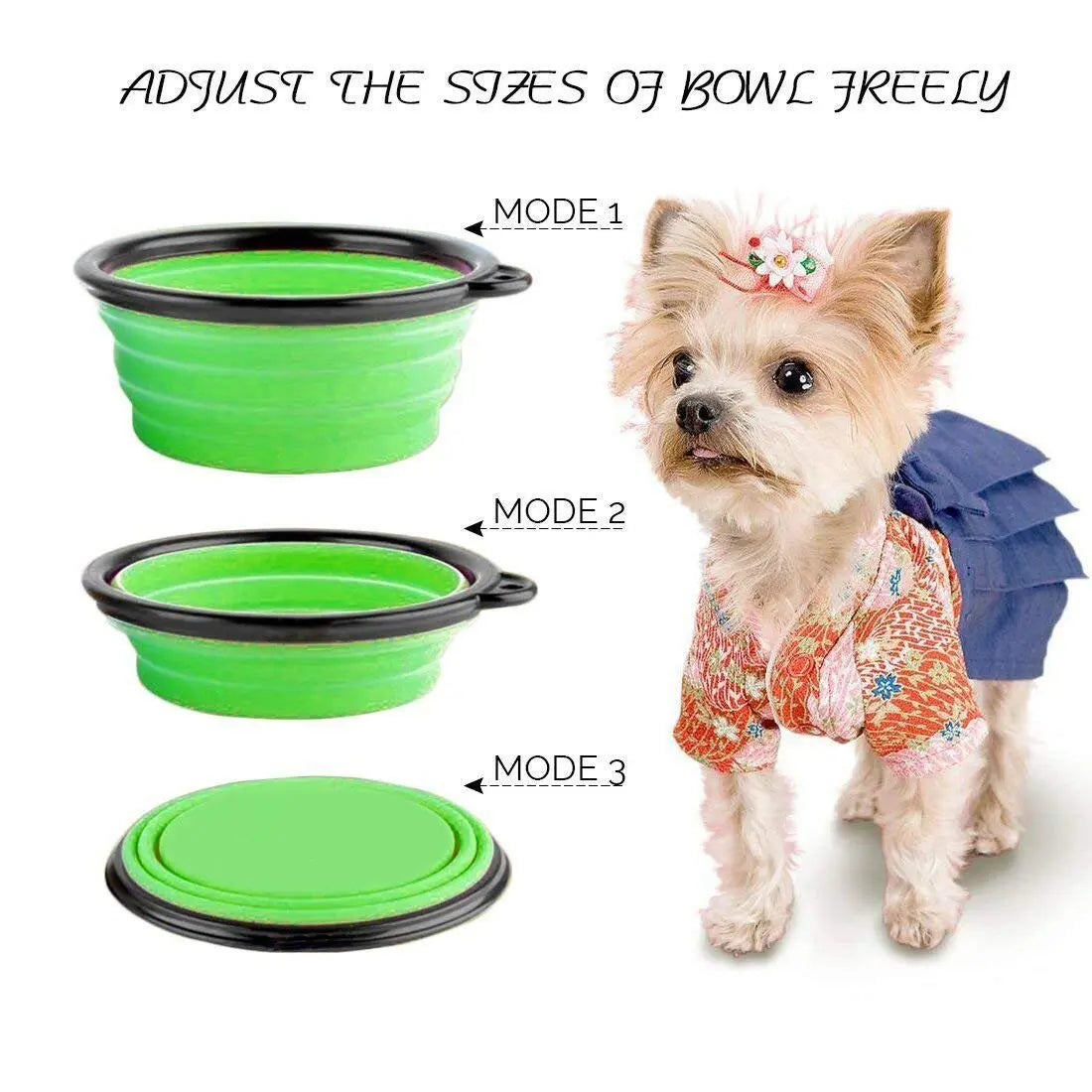 Chiens-🐾 Bols Pliables pour Chiens - Voyage et Camping Tan Cress