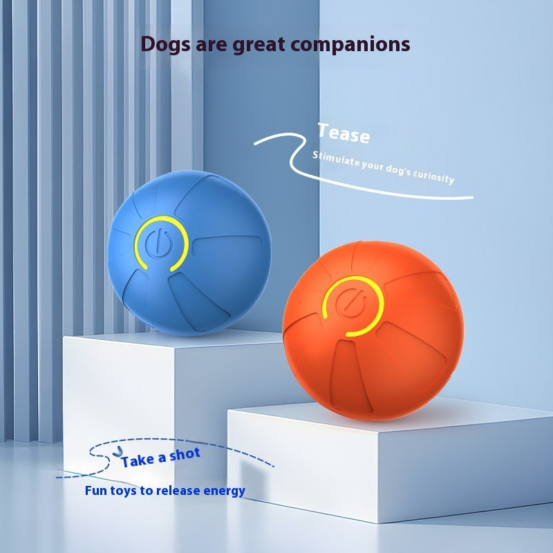 Chiens-Balle Électrique Sautillante pour Chiens - Jouet Lumineux Automatique Crimson Medea