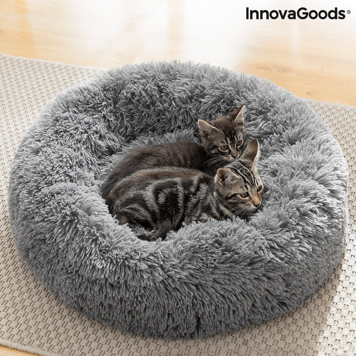 Chiens-Cocon de Luxe Anti-Stress Bepess - Le Spa de Votre Compagnon Ø 60 cm Bigbuy