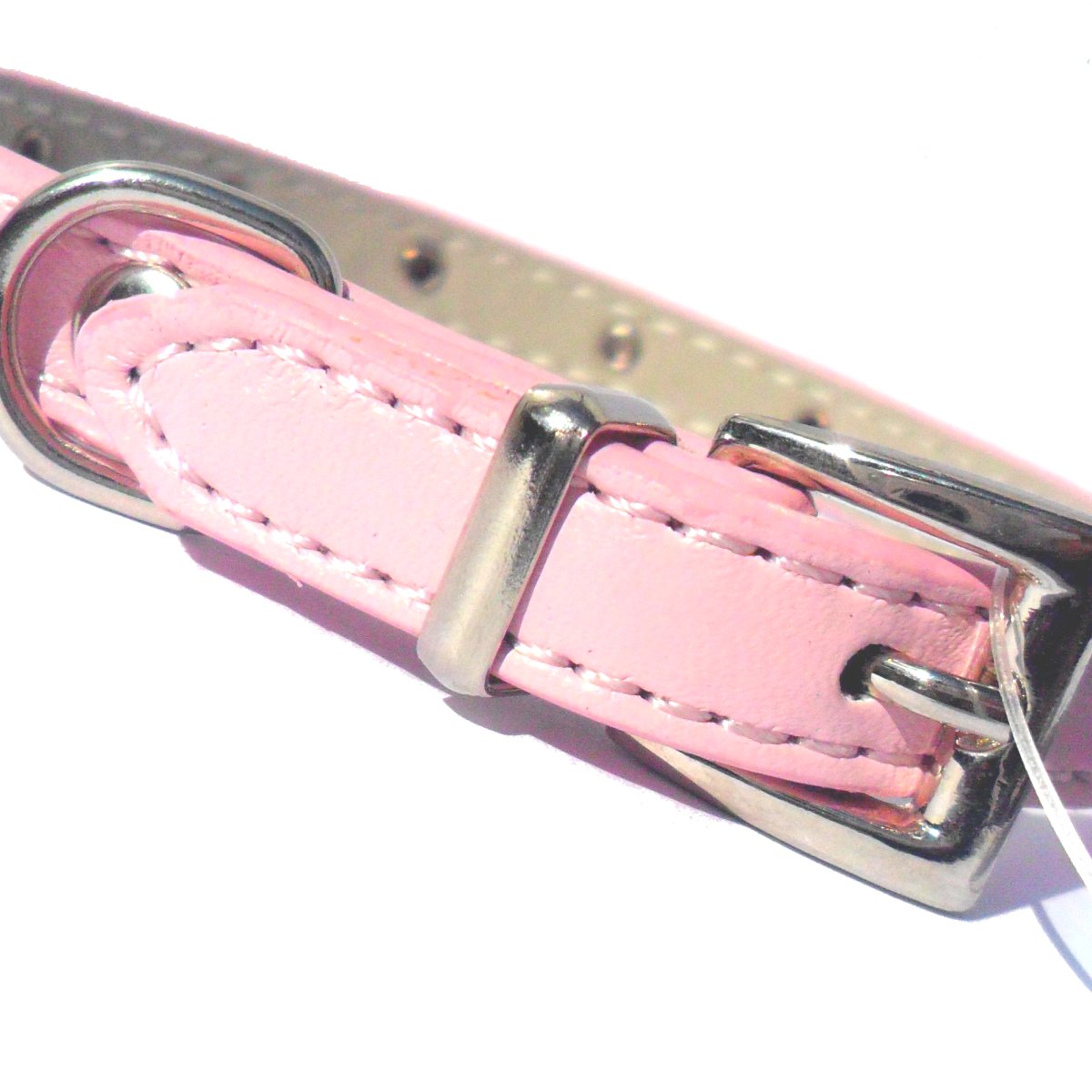 🐾 Collier Baby Diamante Rose - Élégance Cristalline Salmon Oscar