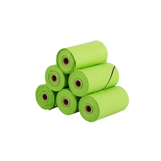 🐾 Sacs à Déjections Compostables - 120 Unités Écologiques Yellow Lavender