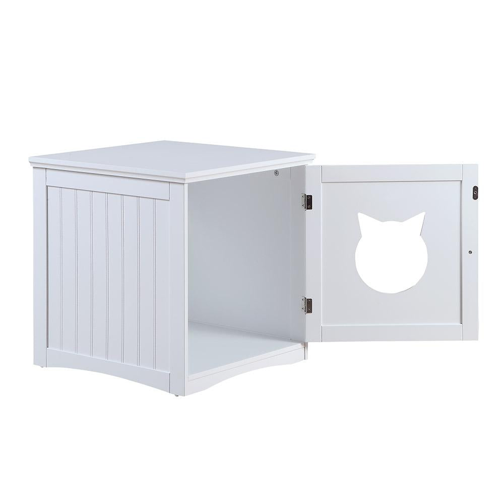Chats- 🐾 Maison-Table de Chevet pour Chats - Meuble Multifonction Turquoise Cronus