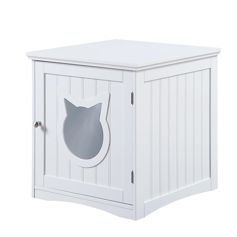 Chats- 🐾 Maison-Table de Chevet pour Chats - Meuble Multifonction Turquoise Cronus