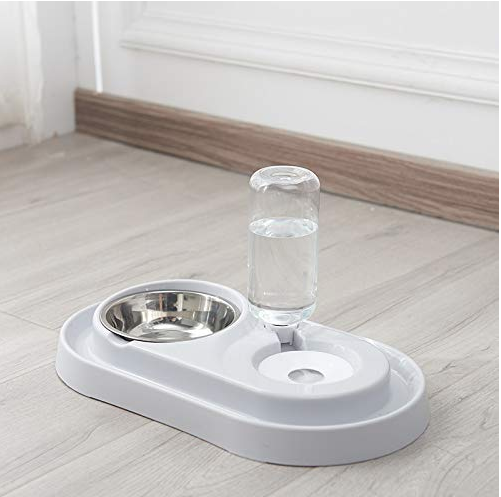 Bols Acier Inoxydable + Bouteille Eau Automatique - Station Complète Tan Cress