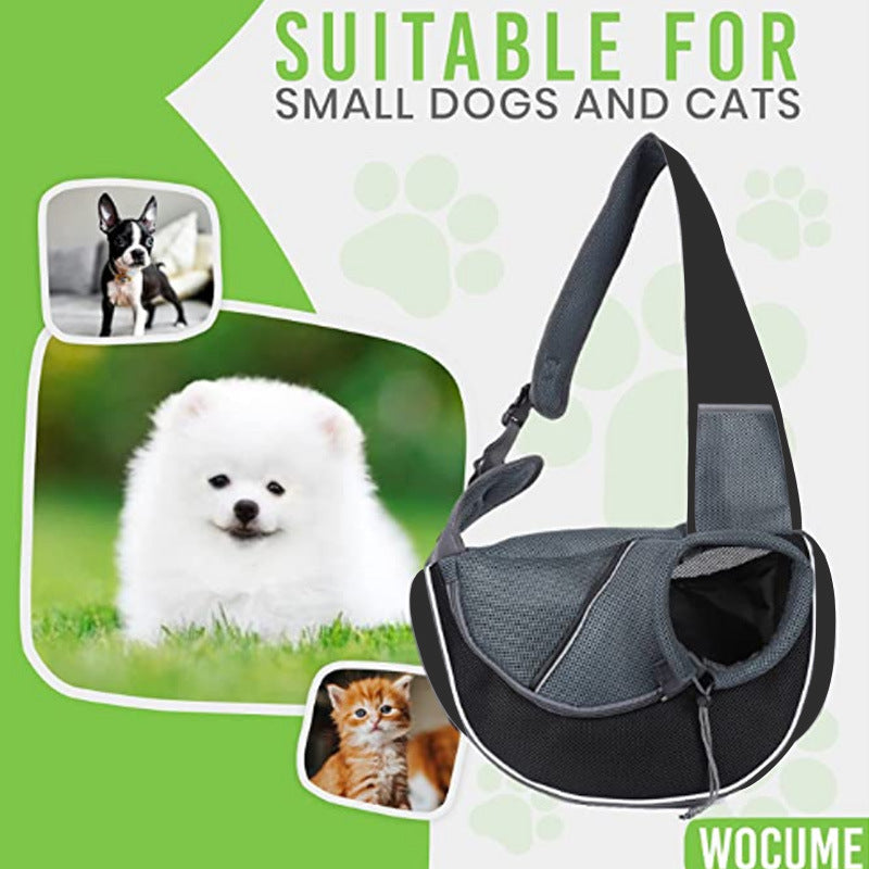 Sac Transport Animaux Bandoulière - Style Chic & Aventure Portable Crimson Medea