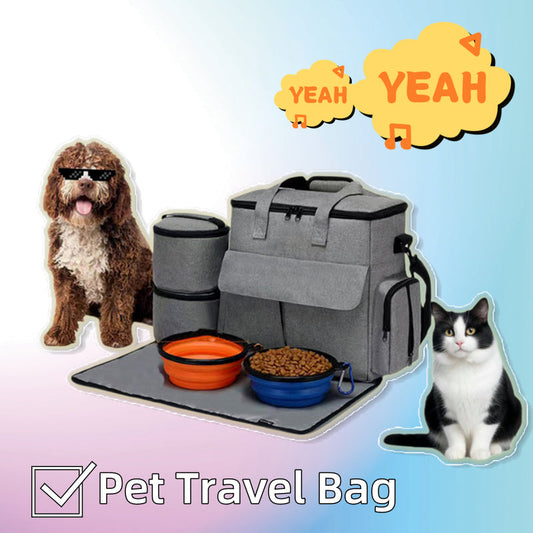 Sac de Voyage Chic pour Toutou - Kit Aventurier Grande Capacité ✨ Crimson Medea