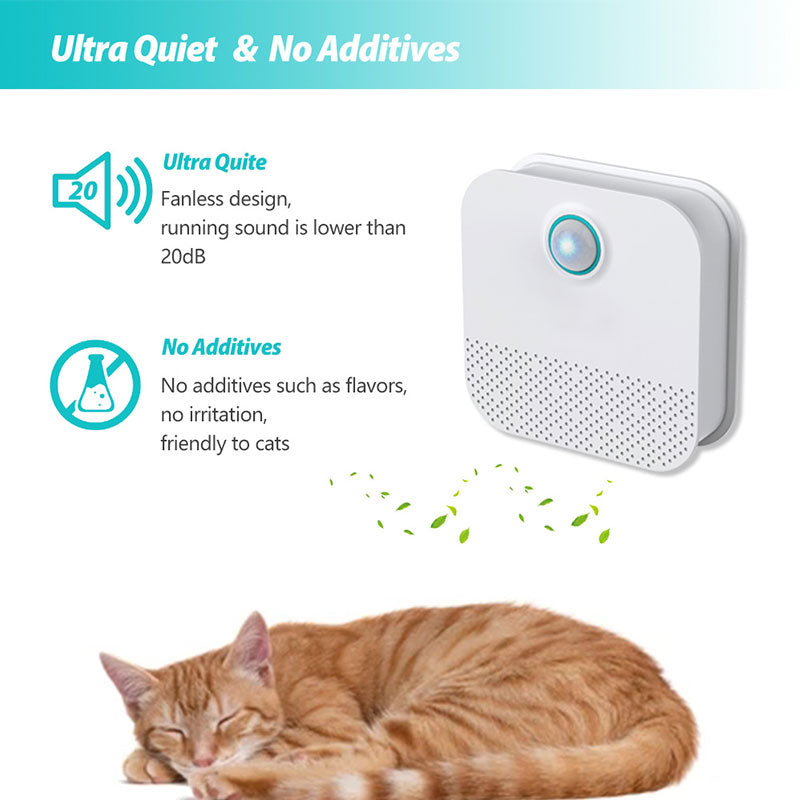 Purificateur Air Intelligent Smart Cat - Désodorisant Litière et Maison Teal Simba