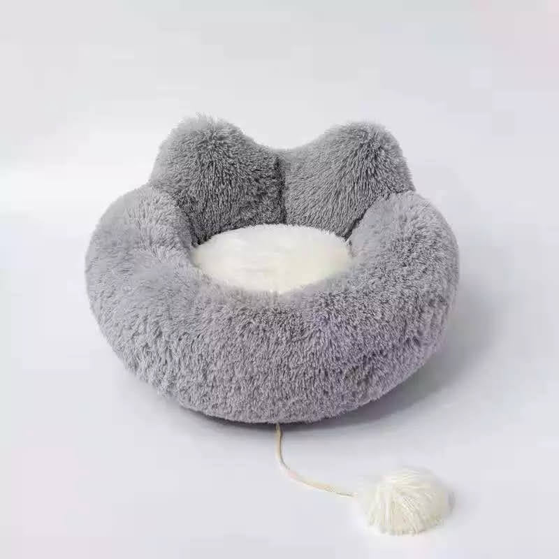 Lit Douillet Peluche Premium - Livraison Rapide pour Chiens et Chats Teal Zeus