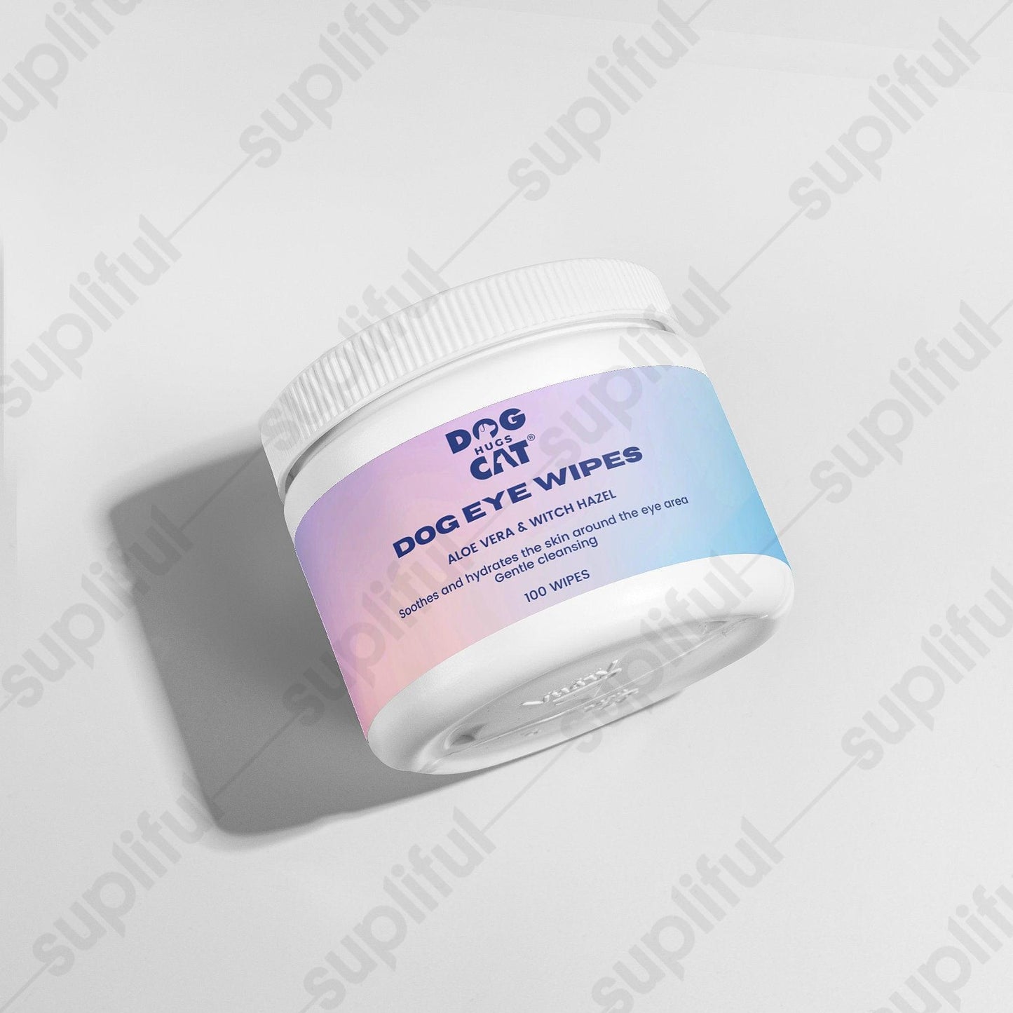 Lingettes Yeux Chien Dog Hugs Cat - Nettoyage Délicat et Naturel White Diomedes