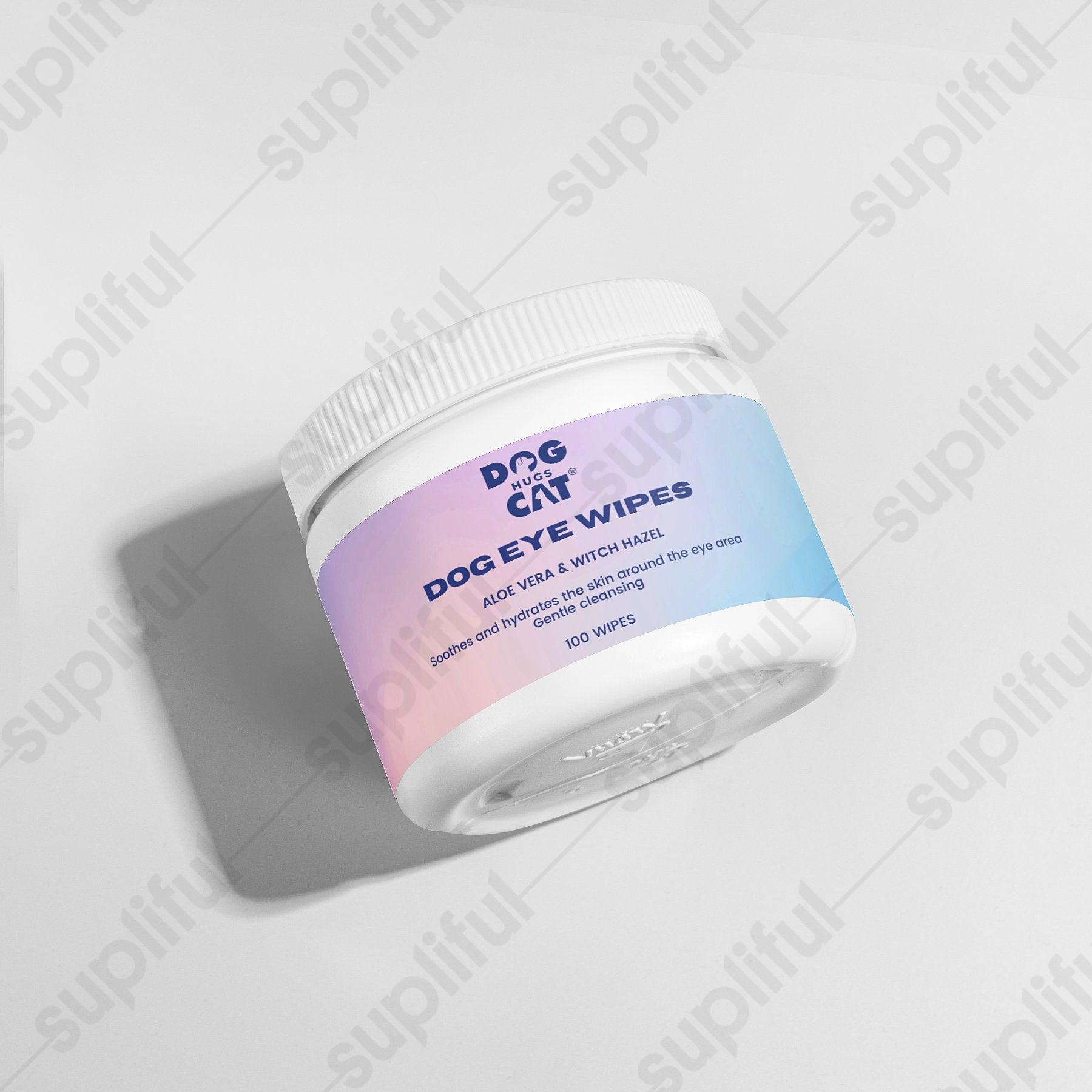 Lingettes Yeux Chien Dog Hugs Cat - Nettoyage Délicat et Naturel White Diomedes