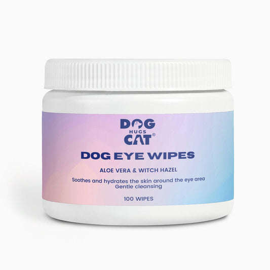 Lingettes Yeux Chien Dog Hugs Cat - Nettoyage Délicat et Naturel White Diomedes